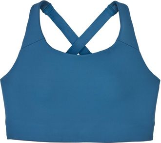 Patagonia Womens Shadowlite High Impact Bra Blue XXL