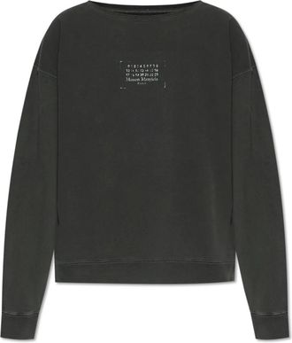 Maison Margiela Sweatshirt met Vintage Effect - Heren - Sweatshirts - Grijs - M - Katoen - Hoodies & sweatvesten