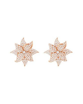 Suzy Levian Suzy Levian Silver Cz Statement Earrings