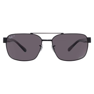 Ray-Ban Chromance Polarized Dark Grey Navigator Unisex Sunglasses RB3751CH 002/K8 61