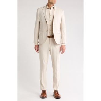 Nordstrom Rack Extra Trim Fit Suit in Grey Moonbeam at Nordstrom Rack, Size 42 Regular
