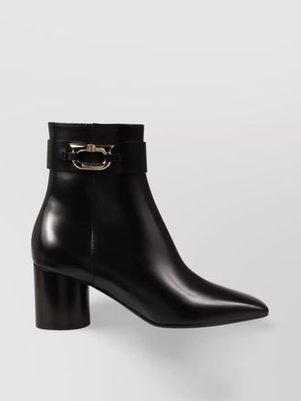 Ferragamo leather ankle boots