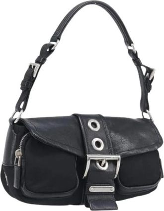 Prada Pre-owned Vintage Hand Bag - Dames - Vintage Schoudertas - Zwart - ONE Size - Leer - Vintage