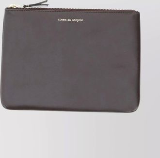 Comme Des Gar&ccedil;ons leather zip purse