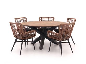 Intenso Furniture Intenso Asti/Fidenza &oslash;149cm dining tuinset 6-delig