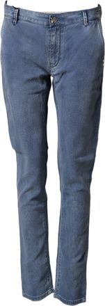 Nine In The Morning Blue Cotton Stretch Men Chino Trouser Mens Pants (Pre-Owned)