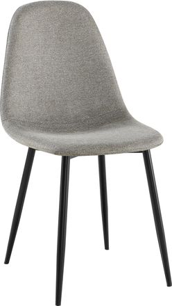 Clp Silla De Comedor Napier Gris Claro Tela