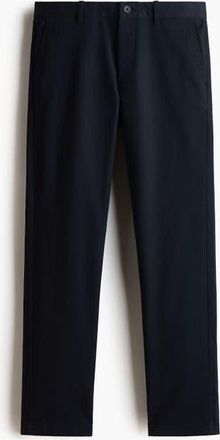 H&M Slim Fit Cotton Chinos in Navy Blue at Nordstrom, Size 30