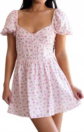 Le Lis Blanc Deux Danica Mini Dress In Pink