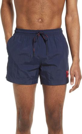 BOSS Mens Dominica Swim Trunks in Dark Blue at Nordstrom Rack, Size Xx-Large