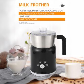 Infinite Espumador De Leche El&eacute;ctrico Desmontable Con Control T&aacute;ctil, 600 W, 700 Ml, 5 Funciones Que Incluyen Latte, Cappuccino Y Leche Caliente