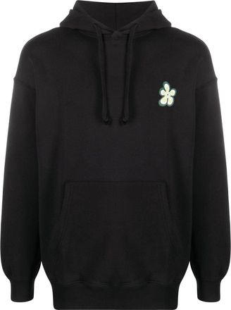 Camper floral print cotton hoodie - unisex - Cotton - M - Black