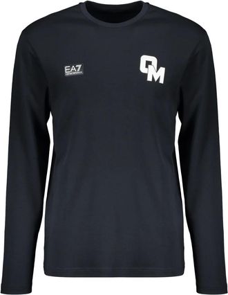 Emporio Armani T-shirt a manica lunga - - Tops - Uomo - Blu - 2XL
