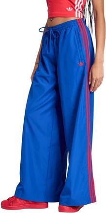 adidas Originals Firebird Adilenium Oversize Track Pants in Collegiate Royal/White at Nordstrom, Size Xx-Small