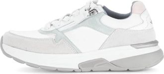 Gabor Sneaker Low - Dames - Sneakers - Wit - 37 EU - Leer - Schoenen