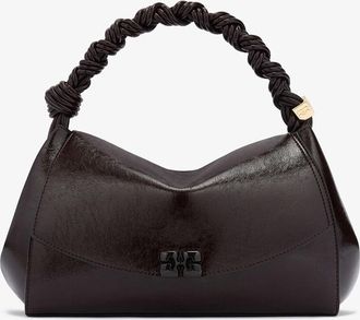 Ganni Brown Very Bou Bag Shine in