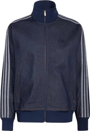 adidas Firebird Adicolor Denim Track Top Asia Sizing Indigo Denim KS4971