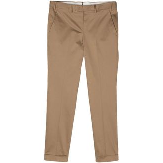 Pantaloni Torino Heren, Broeken, Beige, Maat: S Katoen