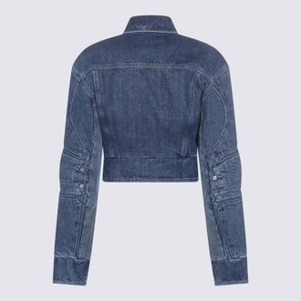 Off-white Womens Jackets Blue _co