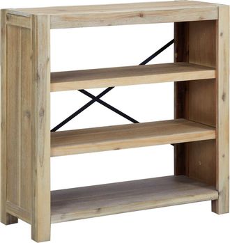 vidaXL Estanter&iacute;a De 3 Nieveles Madera Maciza De Acacia 80x30x80 Cm Vidaxl