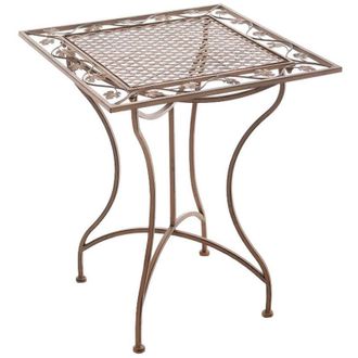 Clp Mesa De Jard&iacute;n Asina Marr&oacute;n Antiguo