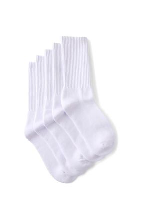 Cotton On Mens 5 Pack Essential Crew Socks in White at Nordstrom