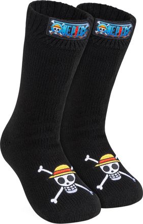 OnePiece Fluffy Socks for Teenagers Soft and Warm Slipper Socks with Sherpa Lining One Size 3-7 Anime Gifts for Him