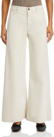 AG - Adriano Goldschmied Womens AG Jeans Caden Pants Pumice Cotton Stretch Mid-Rise Wide Leg GBO1900