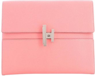 Herm&egrave;s Pink Chevre Mysore Cinhetic Clutch (Authentic Pre-Loved)