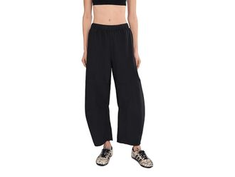 Free People Movement Game Day Pants Womens Clothing Black : MD (Womens 8-10), Polyester/Cotton