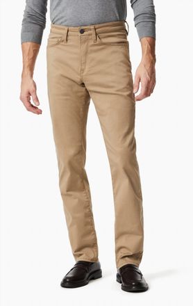 34 Heritage Charisma Relaxed Straight Leg Pants In Khaki Twill