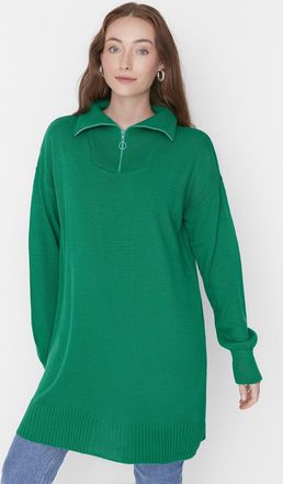 Trendyol Vrouwelijk Staande kraag Off-shoulder Bescheiden trui