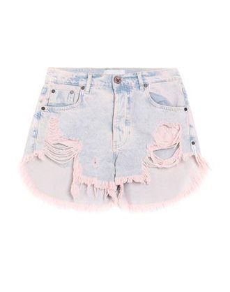 One Teaspoon BOTTOMWEAR - Denim shorts sur YOOX.COM