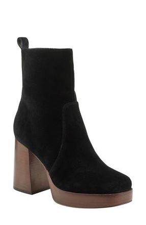 Marc Fisher Marysa Block Heel Platform Bootie in Black 002 at Nordstrom Rack, Size 9.5