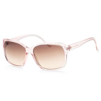 Calvin Klein Womens 60mm Pink Crystal Sunglasses