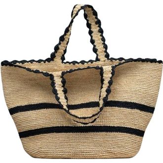 Indego Africa Odette Beach Tote in Black at Nordstrom, Size Medium