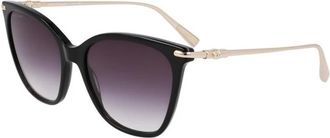 Longchamp Lo 757S Zonnebril - Dames - Zonnebrillen - Zwart - 55 MM - Accessoires