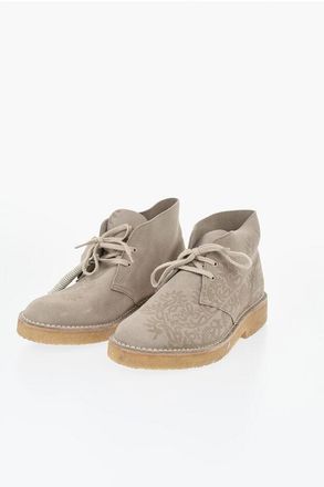 Clarks Suede Ankle Boots SAND INTEREST Paisley Pattern size 41,5