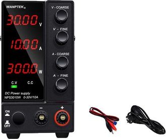 OEM Fuente De Alimentaci&oacute;n De Cc, Salida Ajustable, Pantalla F&aacute;cil De Usar, Nps3010w De 4 D&iacute;gitos
