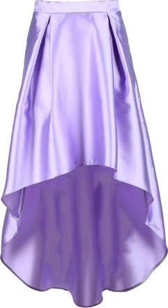 Simona Corsellini Purple Asymmetrical Long Skirt