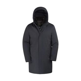 Moorer Hombre, Abrigos, Azul, Talla: 6XL