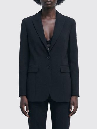 Patrizia Pepe Blazer monopetto in cr&ecirc;pe stretch con spilla gioiello rimovibile