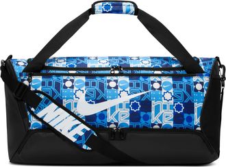 Nike Brasilia 60L Training Duffel Bag University Blue Black White IH7846-412