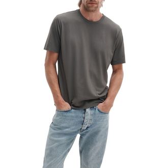 Rag & Bone Classic Tech Jersey T-Shirt in Charcoal Green at Nordstrom, Size X-Large