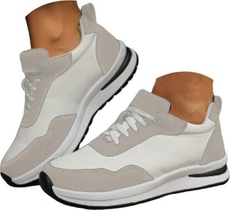 Generic Orthopedic Walking Shoes for Women Lace Up Fashion Sneakers Outdoor Non-Slip Casual Running Shoes Womens Non Slip Sports Workout Athletic Tennis Joggi