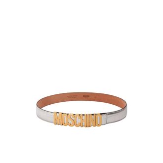 Moschino unisex, Accessoires, Grijs, Maat: L Leer