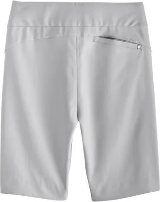 Coolibar Womens Valorus V-Neck Shorts, UPF 50+ Sun Protection in Slate at Nordstrom, Size 10