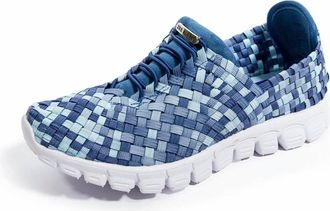 Zee Alexis Womens Danielle Woven Sneaker In Blue Multi