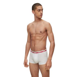 HUGO BOSS Hugo Biologische boxershorts voor heren (set van 3) (Rood)