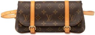 Louis Vuitton Pre-owned Belt Bags, female, Brown, Size: ONE SIZE Pre-owned Canvas Belt Bag